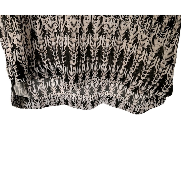 H&m Cap Sleeve Print Tunic - Picture 4 of 5